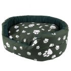 COMPLETE DOG BED PAW PRINT LARGE 65CM