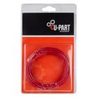 U-PART ELECTRIC WIRE 1.6MM 5M RED