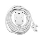 KLONERS EXTENSION CORD DBL WHITE 16A 20M