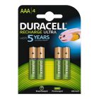 DURACELL RECHARGEABLE ULTRA AAA 5 YEAR LIFESPAN