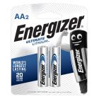 ENERGIZER BATTERY ULTIMATE LITHIUM AA 2 PACK