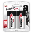 ENERGIZER BATTERY MAX D 2 PACK