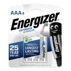 ENERGIZER BATTERY ULTIMATE LITHIUM AAA 4 PACK