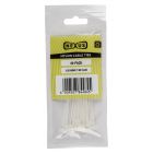NEXUS CABLE TIES T30R 3.6MMX150MM WHITE 100 PACK