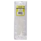 NEXUS CABLE TIES T50R 4.8MMX200MM WHITE 20 PACK