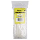 NEXUS CABLE TIES T50R 4.8MMX200MM WHITE 100 PACK