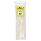 NEXUS CABLE TIES T501 4.8MMX300MM WHITE 100 PACK