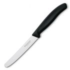VICTORINOX TABLE KNIFE SERRATED 11CM BLACK