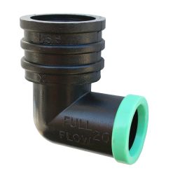 FULL FLOW FEMALE COMBINATION ELBOW 20MM X 3/4 IN