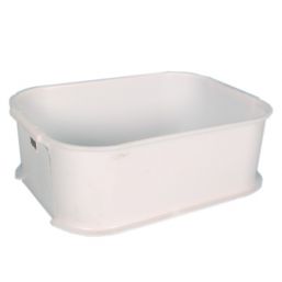 CRATE FOOD TRAY WHT 483X356X178MM