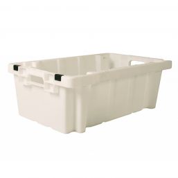 FOOD TRAY CRATE 815X483X275MM WHT