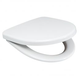 WIRQUIN TOILET SEAT H-1 S/S HNG WHT (1.7KG)