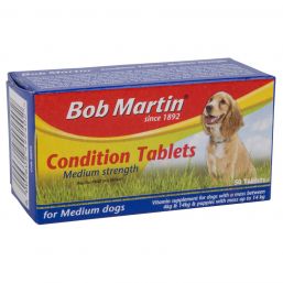 BOB MARTIN PET CONDITION TABLETS MED DOG 50PK
