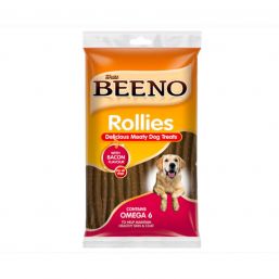 PET BEENO S/M ROLLIES BACON 120G