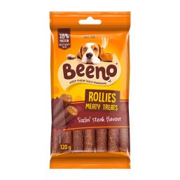 BEENO PET ROLLIES SMOKED BACON 120G