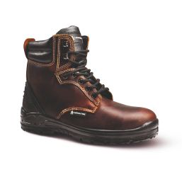 LEMAITRE DODGE BROWN SAFETY BOOT STC SIZE 4
