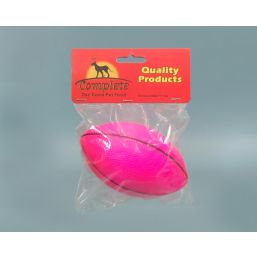 COMPLETE DOG TOY RUGBY BALL