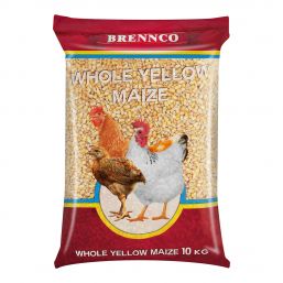 BRENNCO MAIZE WHOLE YELLOW 10KG