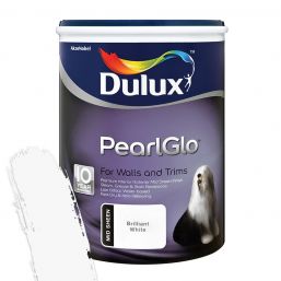 DULUX PEARLGLO WATER BASED WHITE 5L