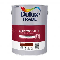 DULUX TRADE CORROCOTE 1 METAL PRIMER RED OXIDE 5L