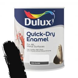 DULUX QUICK DRY ENAMEL BLACK 1L