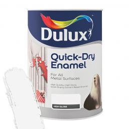 DULUX QUICK DRY ENAMEL WHITE 5L