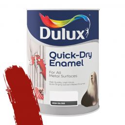 DULUX QUICK DRY ENAMEL POST OFFICE RED 5L