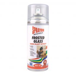 SPRAYON SPRAY PAINT 350ML FROSTED GLASS CLEAR