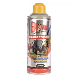 SPRAYON TRACTOR TOUCH-UP CAT YELLOW 350ML