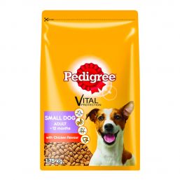 PEDIGREE DOG FOOD ADULT SML CHICKEN & RICE 1.75KG