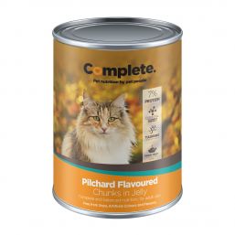 COMPLETE CAT FOOD TIN 385G PILCHARD CHUNKS