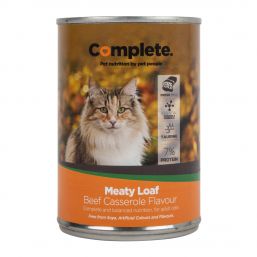 COMPLETE CAT FOOD TIN BEEF CASSEROLE 385G