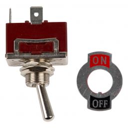 U-PART TOGGLE SWITCH METAL ON/OFF