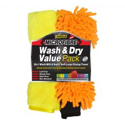 SHIELD MICROFIBRE WASH N DRY VALUE PACK