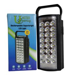 UNITED EMERGENCY LIGHT RECHARGEABLE WITH USB 24SMD