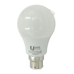 UNITED ELECTRICAL LAMP LED DAY/NIGHT SENSOR CW B22 9W