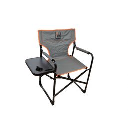 BASECAMP CHAIR DIRECTORS HIGH WITH TABLE ALUMINIUM