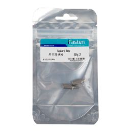 IFASTEN SQUARE DRIVER BIT SIZE 1 X 25MM 2 PP