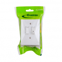 CRABTREE SWITCH LIGHT 2L DIMMABLE 500W BP LED 2X4