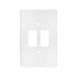 CRABTREE SWITCH LIGHT COVER PLATE 2L