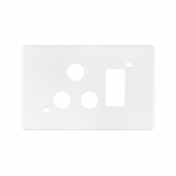 CRABTREE SWITCH SOCKET COVER PLATE 1X16A 2X4