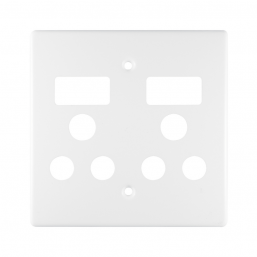 CRABTREE SWITCH SOCKET COVER PLATE 2X16A 4X4