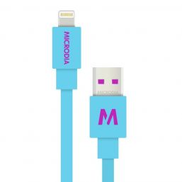 MICRODIA LIGHTNING CABLE 1.5M CANDY BLUE