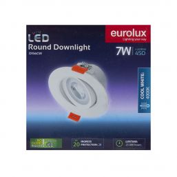 EUROLUX LED 7W DIMMABLE 4000K CW