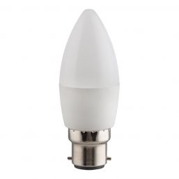 EUROLUX LAMP LED CANDLE DIMMABLE B22 WW 5W