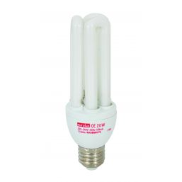 EUROLUX LAMP CFL 20W 3U E27 WW