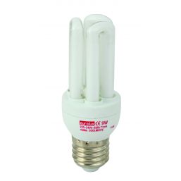 EUROLUX LAMP CFL 9W 3U E27 CW