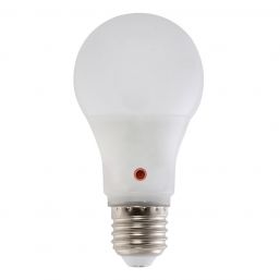 EUROLUX LAMP LED A60 D/NIGHT SENSOR E27 CW 6W