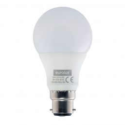 EUROLUX LED LAMP A60 OPAL 6W B22 CW