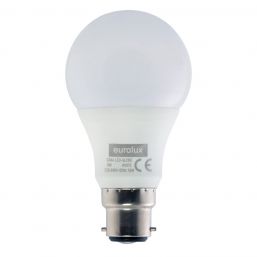 EUROLUX LED LAMP A60 OPAL 6W B22 WW